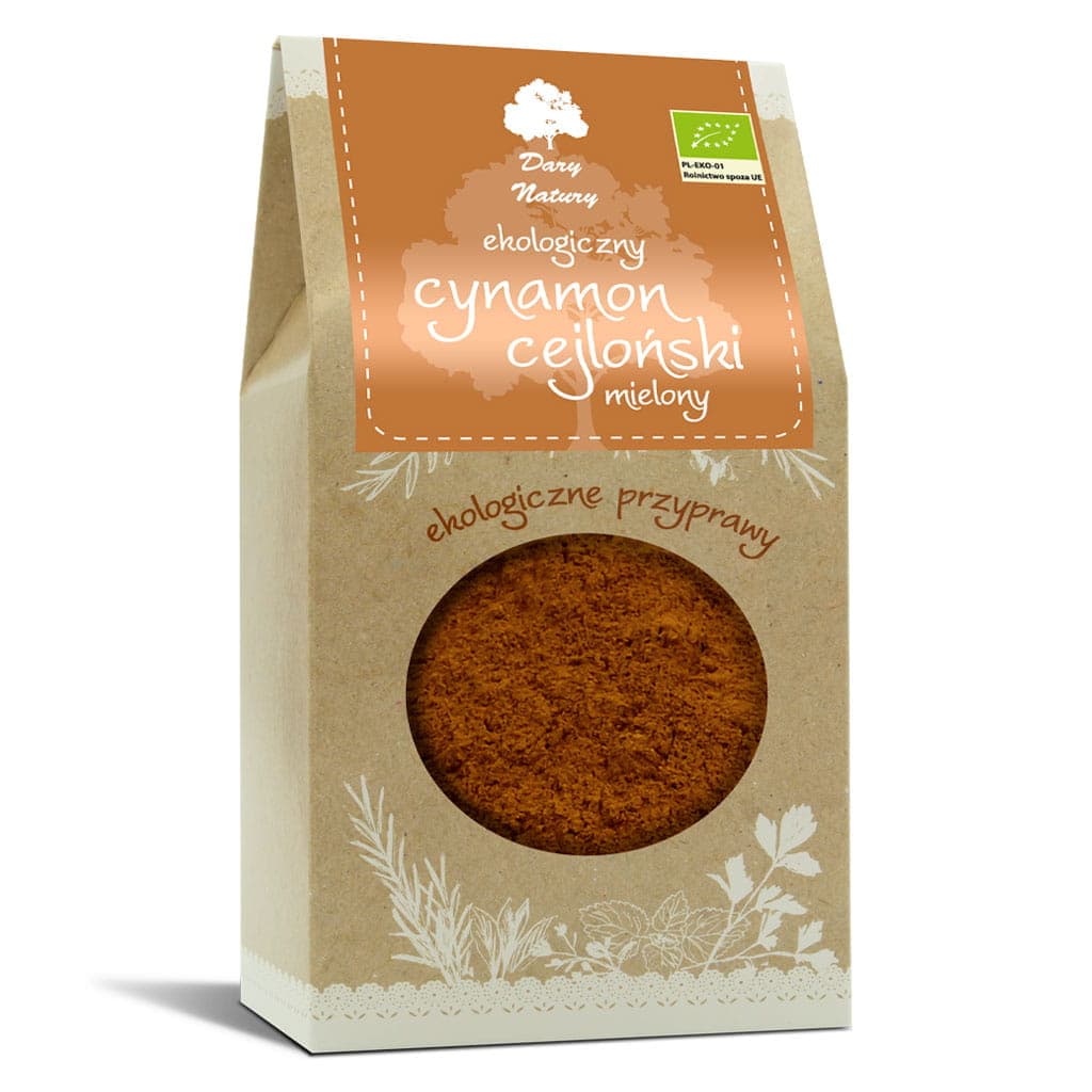 Dary Natury - Organic Ground Ceylon Cinnamon – Dary Natury förpackning