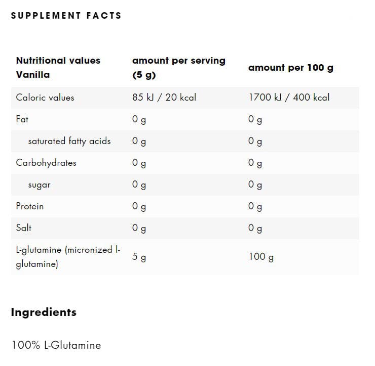 ESN Ultrapure L-Glutamine - 500 g