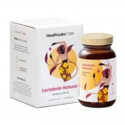 Health Labs Care - Lactoferrin Natural+ - 30 Caps – Health Labs Care förpackning