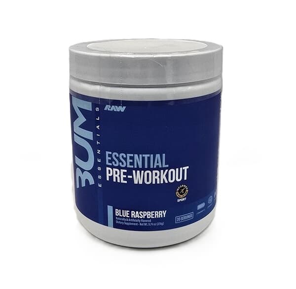 Raw Nutrition - CBUM Essential Pre-Workout – Raw Nutrition emballage