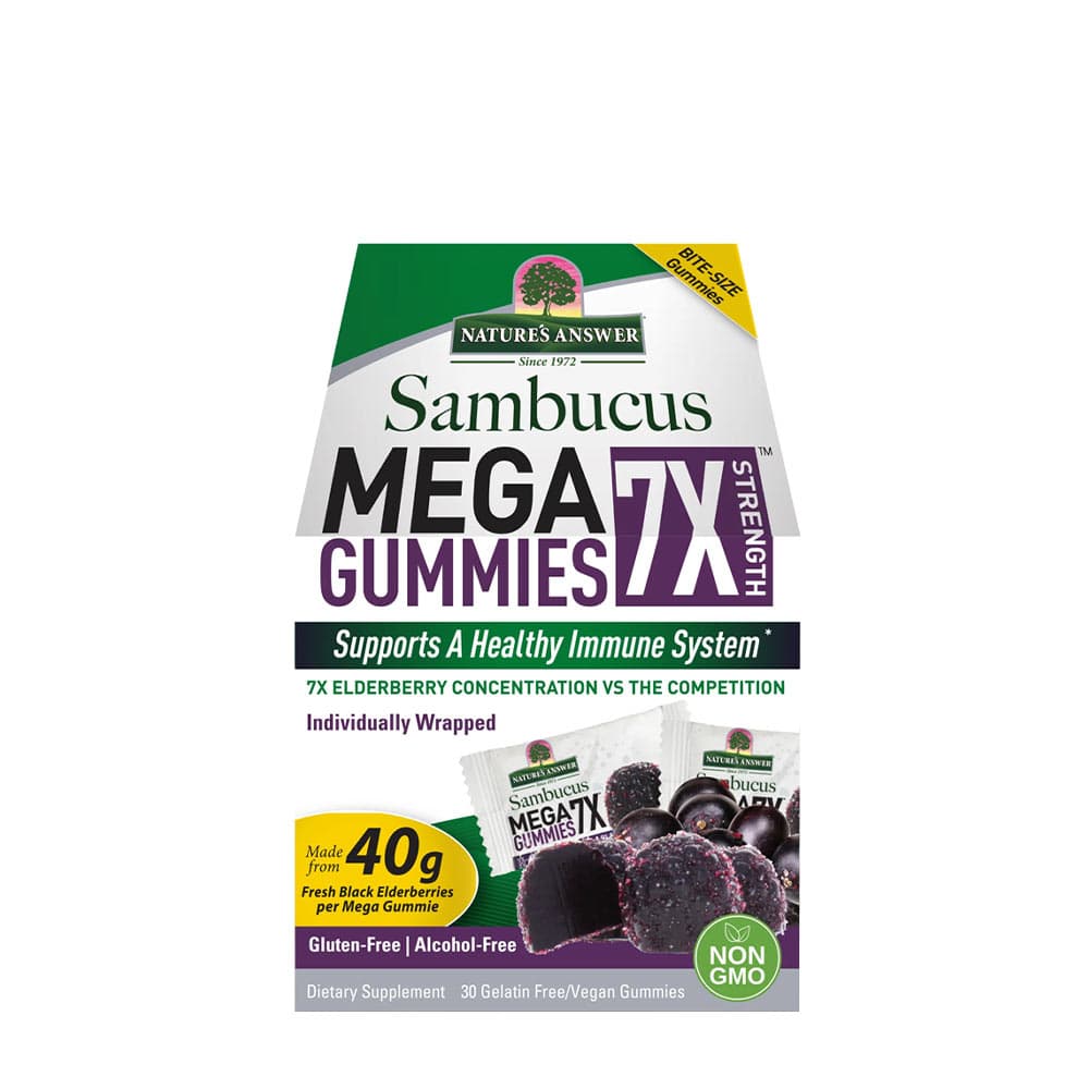 Nature's Answer - Sambucus Mega Gummies 7X Strength