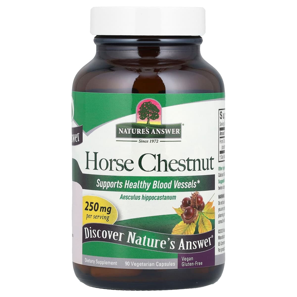 Nature's Answer - Hevoskastanja - 90 Vcaps