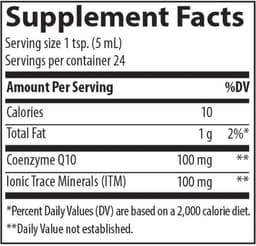 Trace Minerals - CoQ10 Flydende - 118ml