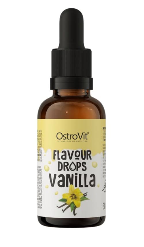 Ostrovit - Flavor Drops, Vanilla - 30ml – OstroVit förpackning