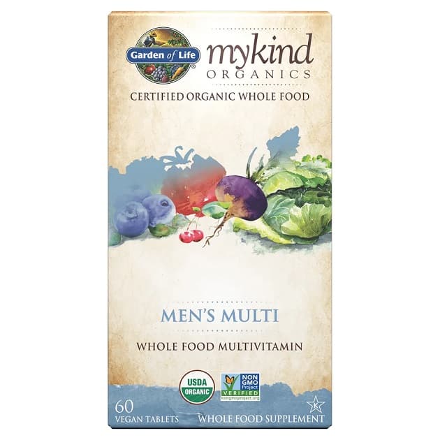 Garden Of Life - Men'S Multi - 60 Vegan Tabs - 60 Tabs – Garden Of Life förpackning