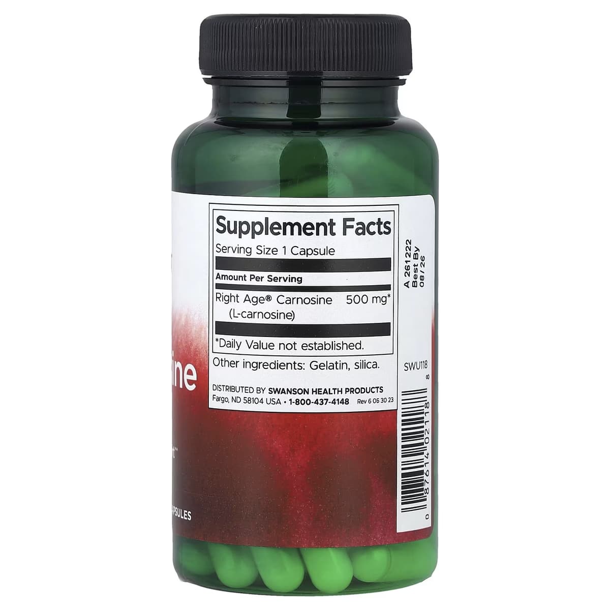 Swanson - L-Carnosine - 60 Caps