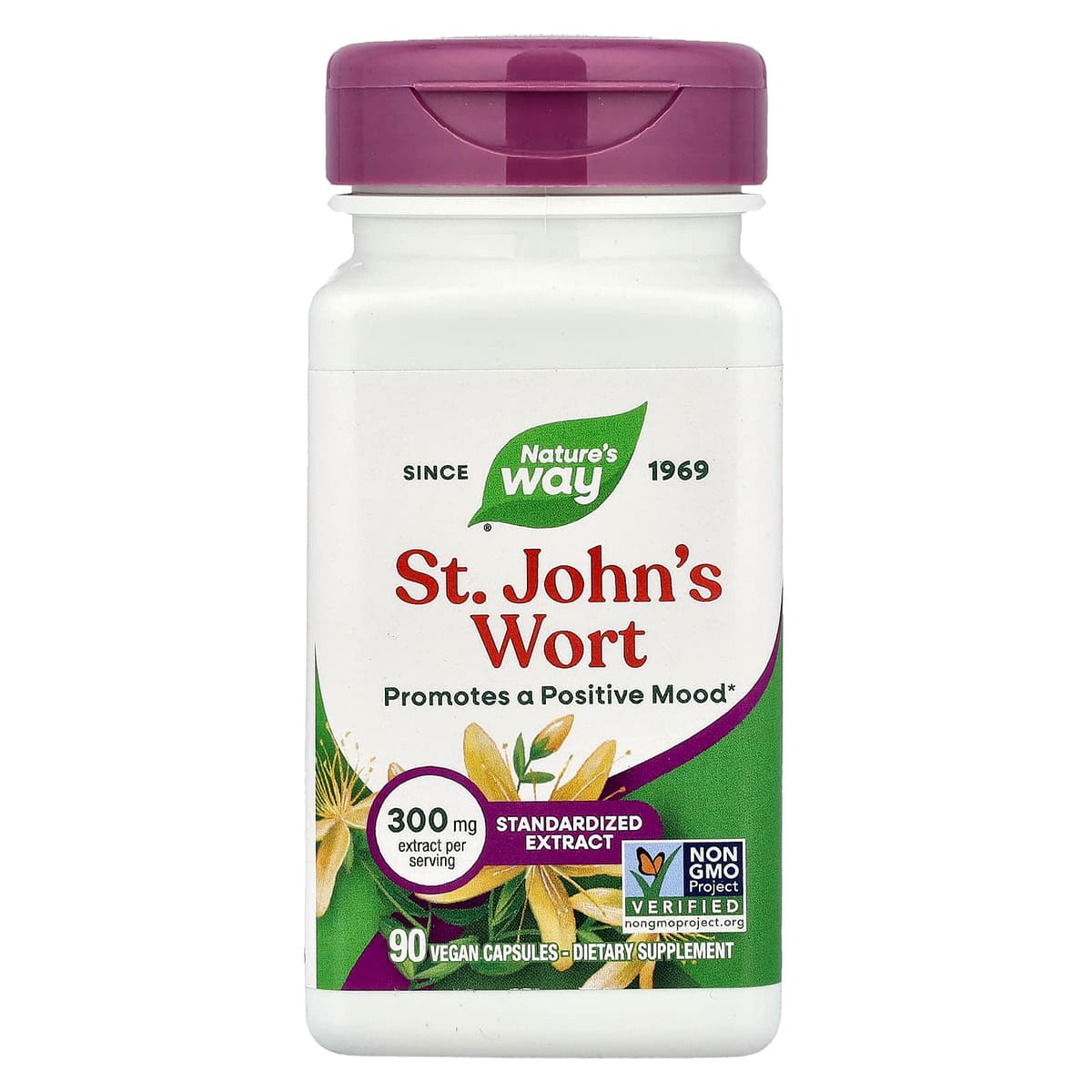 Nature'S Way - St. John'S Wort Premium Extract - 90 Caps