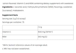 Nutriversum - Vitamin C + MSM - 150g