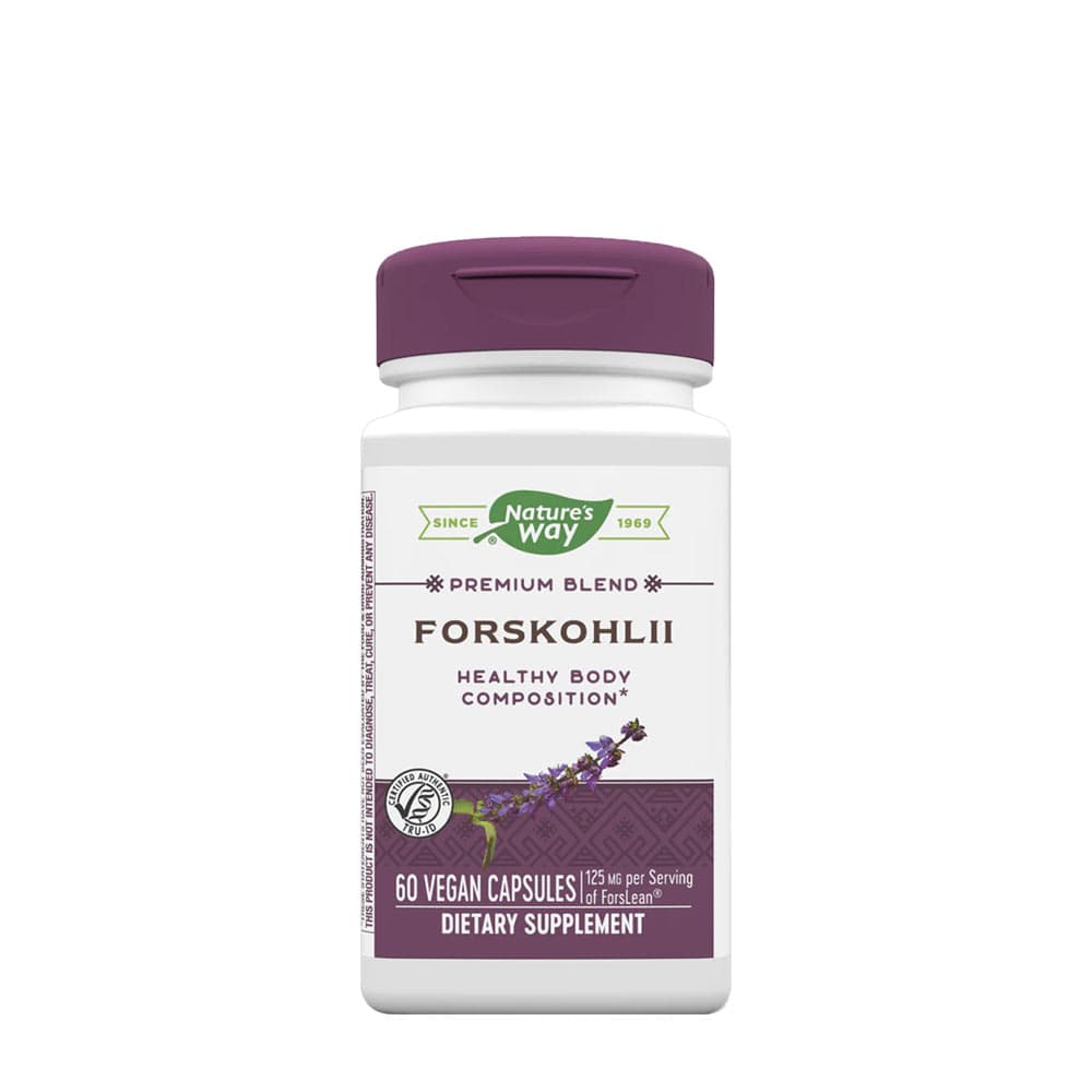 Nature'S Way - Forskohlii - 60 Caps – Nature's Way förpackning