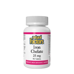 Natural Factors - Iron Chelate - 90 Tabs