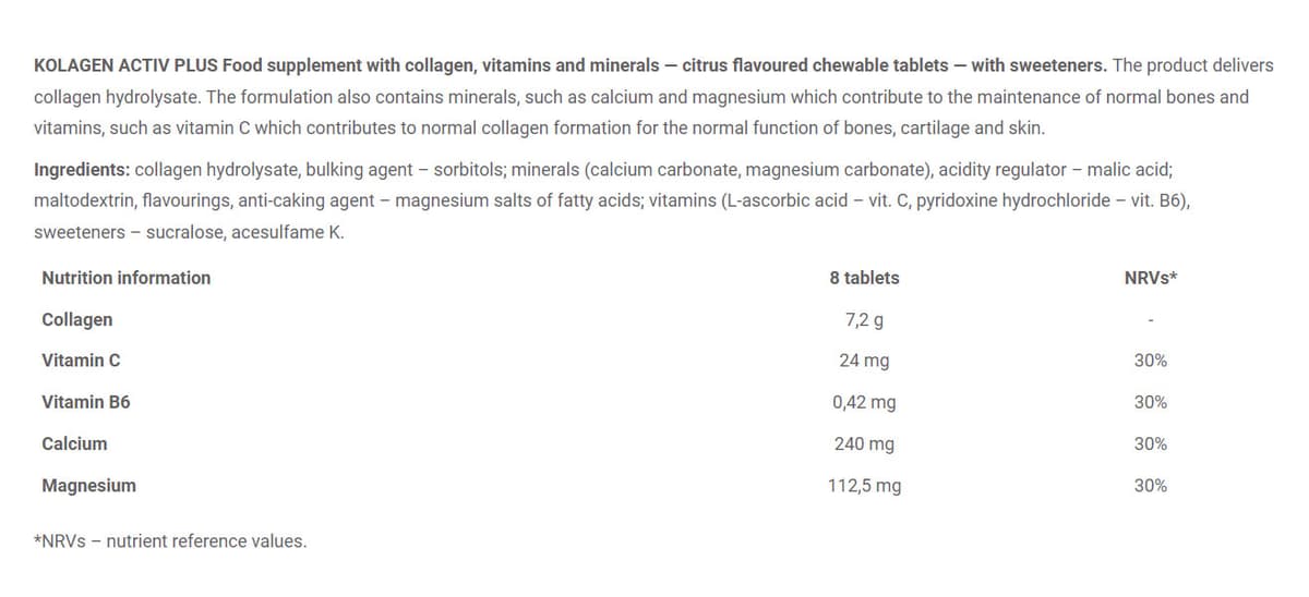 Olimp Labs - Collagen Activ Plus - 80 Tabs