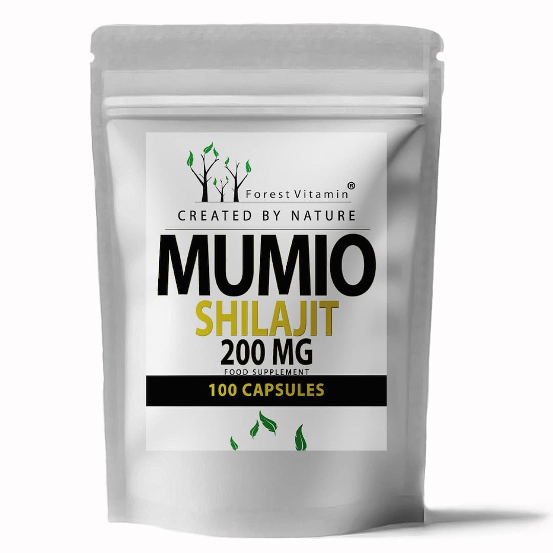 Forest Vitamin - Mumio Shilajit - 100 Capsules – Forest Vitamin förpackning