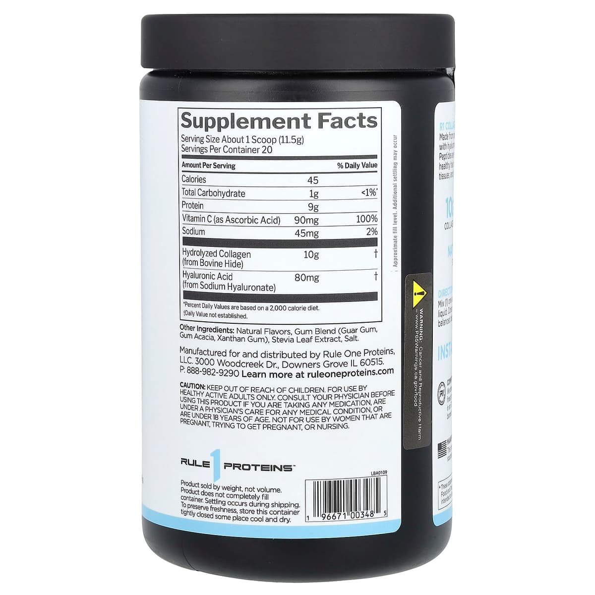 Rule One - Vanilla Cream - 230g