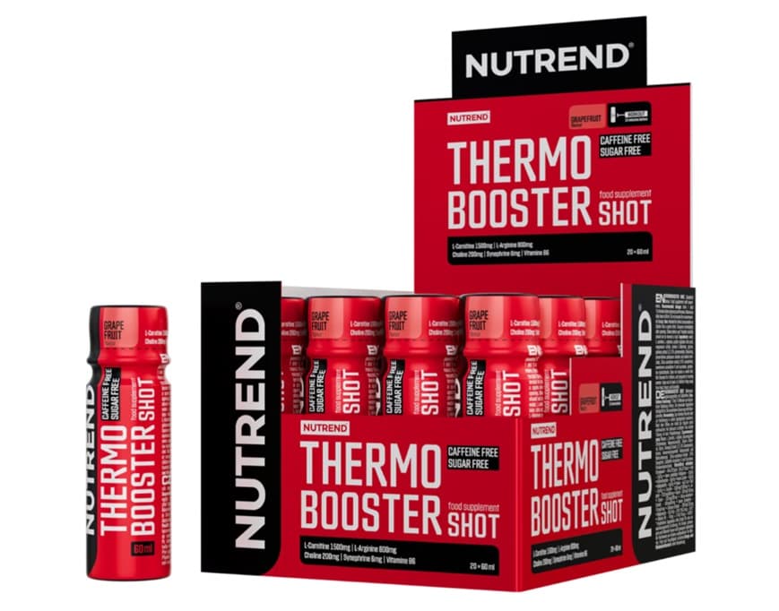Nutrend - Thermobooster Shot - Grapefruit, 20 x 60ml – Nutrend förpackning