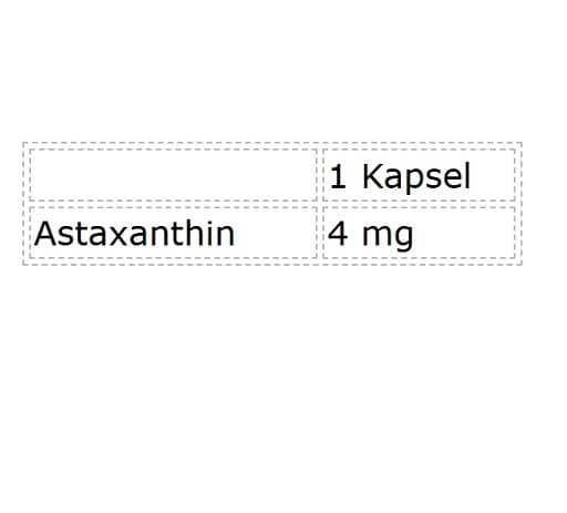 Nutrend - Astaxanthin - 60 kapsler
