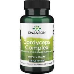 Swanson - Cordyceps Complex With Reishi And Shiitake (60 Vcaps)