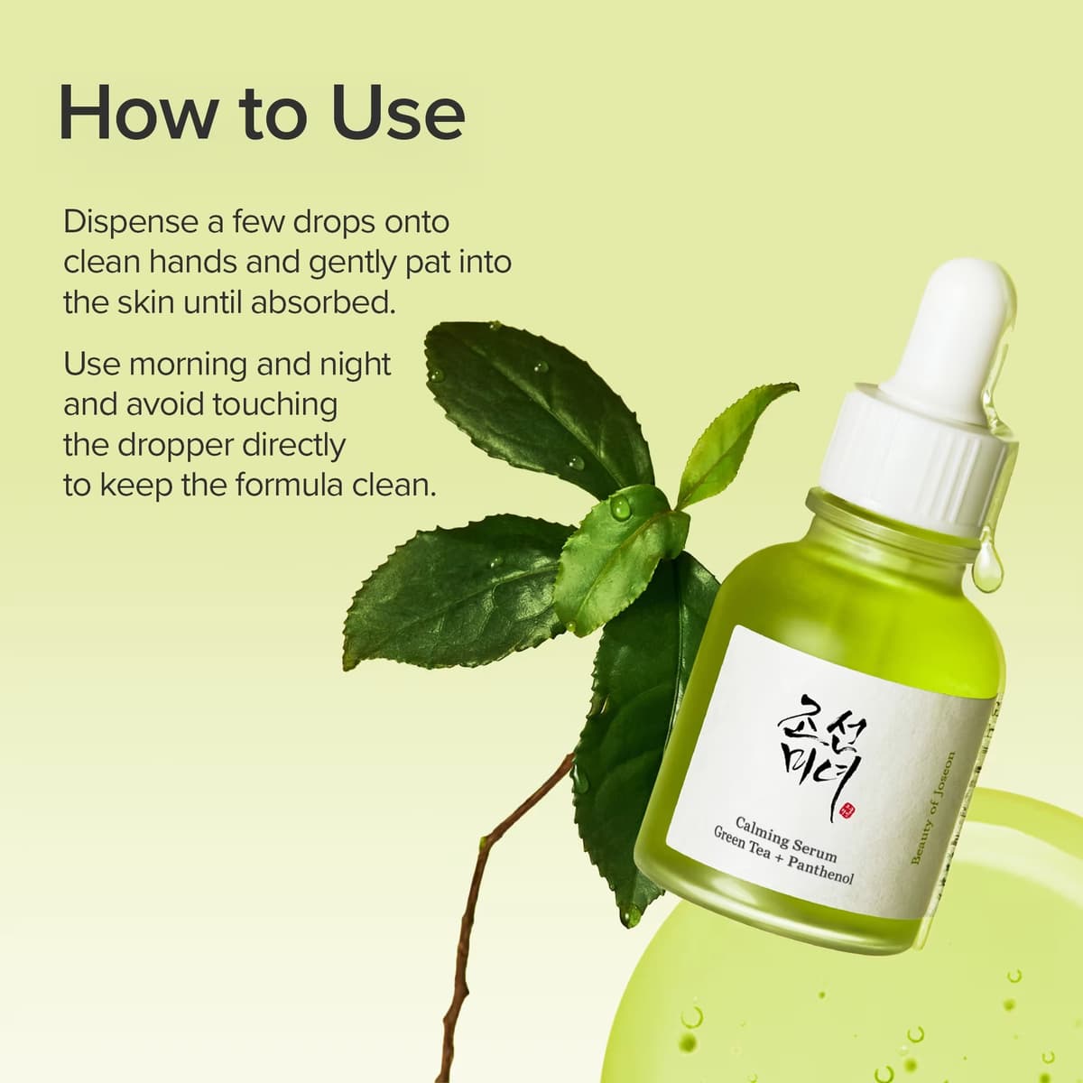 Beauty of Joseon - Calming serum Greentea + Panthenol 30 ml