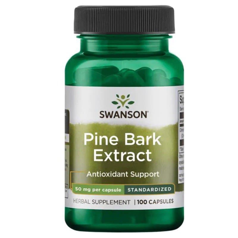Swanson - Pine Bark Extract - 100 Caps – Swanson förpackning