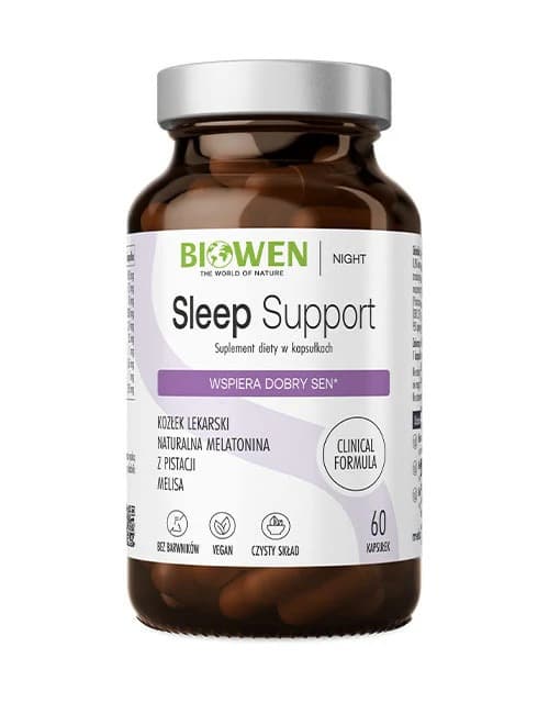 Biowen - Sleep Support - 60 Caps – Biowen förpackning