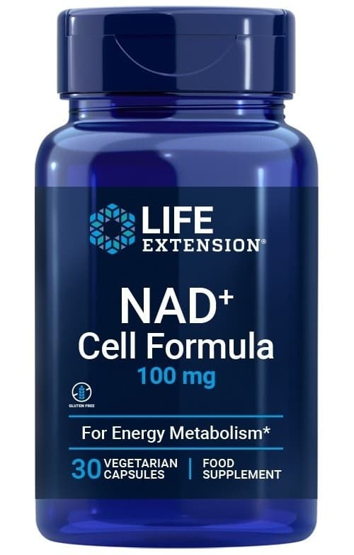 Life Extension - Nad+ Cell Formula, 100mg Eu (30 Caps) – Life Extension förpackning