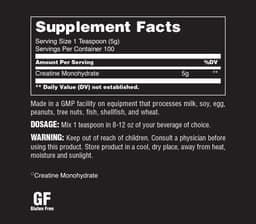 Universal Nutrition - Creatine Powder, Unflavored - 500g