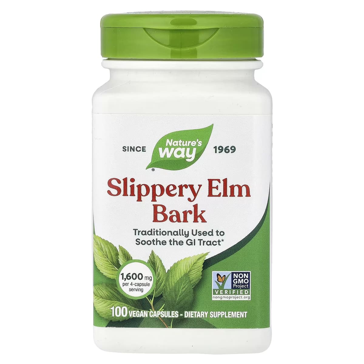 Nature'S Way - Slippery Elm Bark - 100 Caps