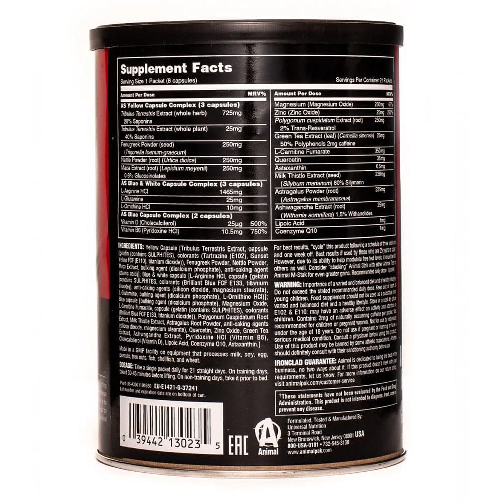 Universal Nutrition - Stak - 21 Sachets, 132.3g