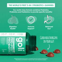Goli Nutrition - Pre+Post+Probiotics Gummies - 60 Gummies