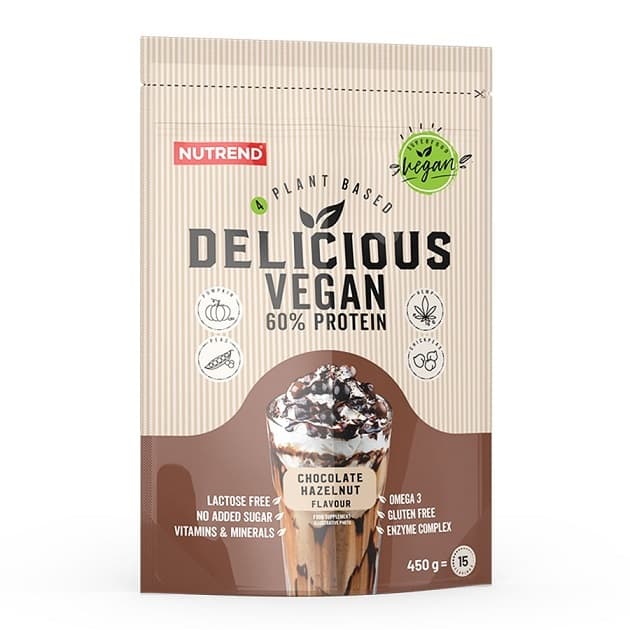 Nutrend - Delicious Vegan 60% Protein – Nutrend förpackning
