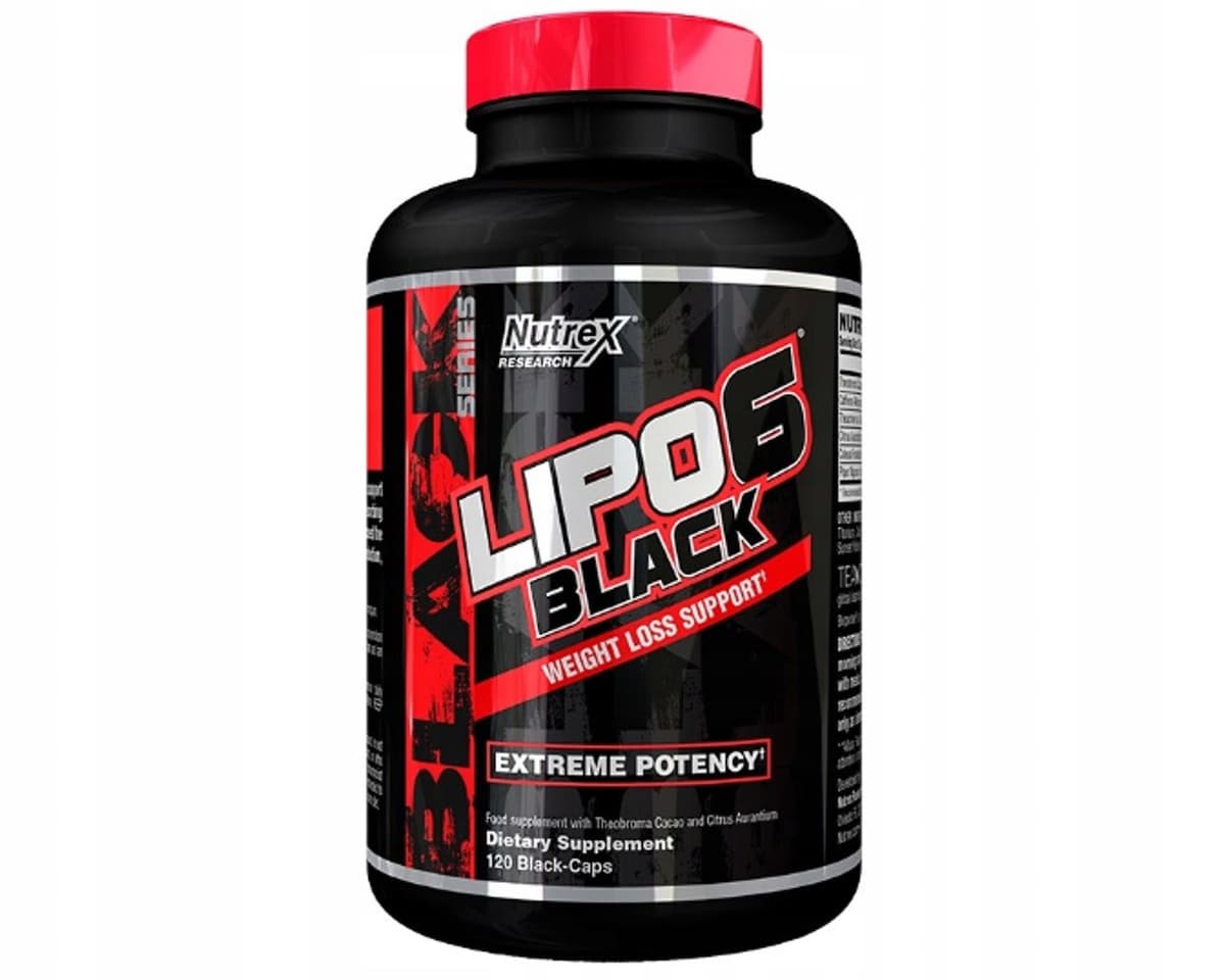 Nutrex - Lipo-6 Black - 120 Caps – Nutrex förpackning