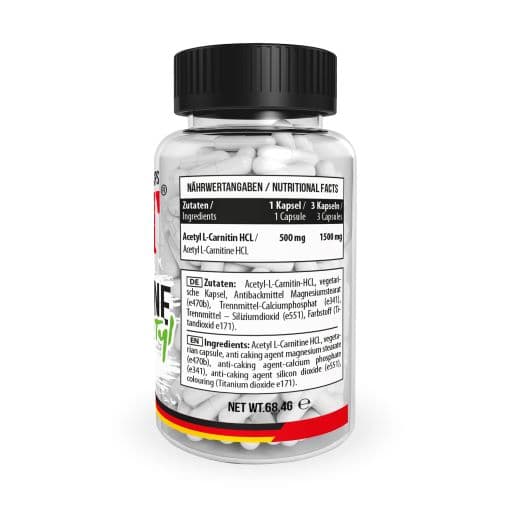 MST - Acetyl-L-karnitin - 90 kapslar