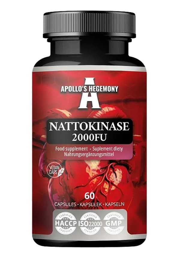 Apollo'S Hegemony - Nattokinase - 60 Caps – Apollo'S Hegemony förpackning