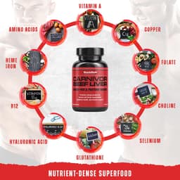 MuscleMeds - Carnivor Beef Liver - 180 Caps