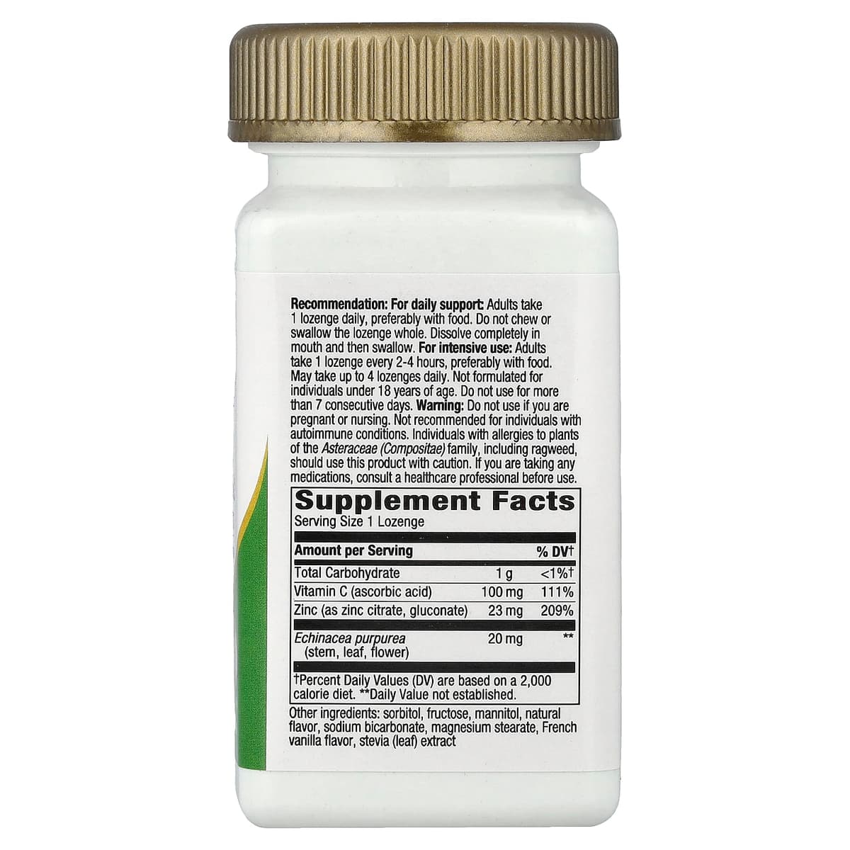 Nature'S Way - Zinc Lozenges (Wild Berry - 60 Tabs)