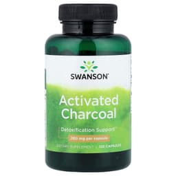 Swanson - Activated Charcoal - 120 Caps