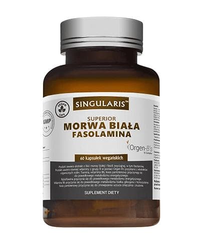 Singularis - Superior White Mulberry Fasolamina - 60 Caps – Singularis förpackning