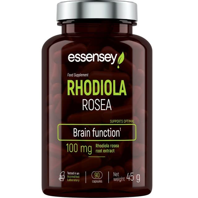 Essensey - Rhodiola Rosea 100mg - 90 Caps – Essensey förpackning