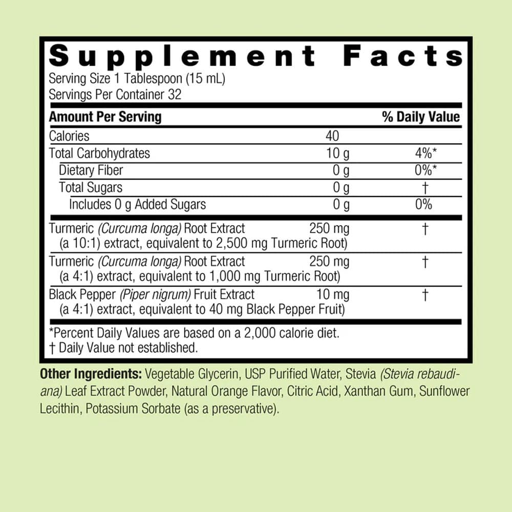 Nature's Answer - Turmeric With Black Pepper - 480ml