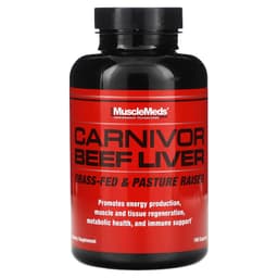 MuscleMeds - Carnivor Beef Liver - 180 Caps