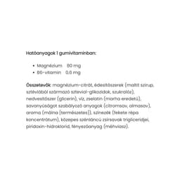 Jutavit - Magnesium Gummies - Hindbær - 60 Gummies