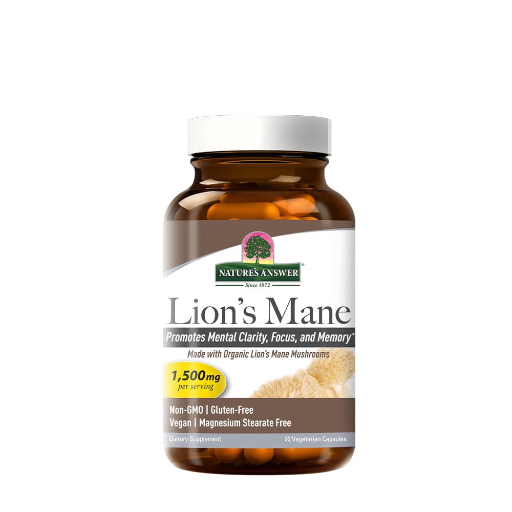 Nature's Answer - Lion'S Mane - 90 Vcaps – Nature'S Answer förpackning