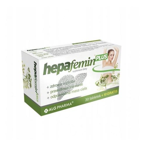 Alg Pharma - Hepafemin PLUS - 40 Tablets (30 + 10 free) – Alg Pharma
