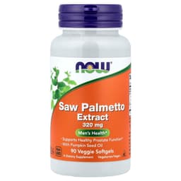 NOW Foods - Saw Palmetto Extract With Pumpkin Seed Oil - 90 Caps