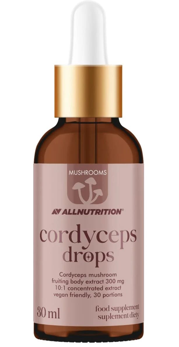 Allnutrition - Cordyceps Mushroom Drops - 30ml – Allnutrition förpackning
