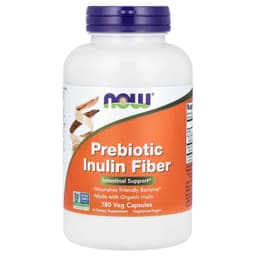 NOW Foods - Prebiotic Inulin Fiber - 180 Vcaps