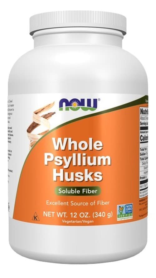 NOW Foods - Psyllium Husks – NOW Foods förpackning