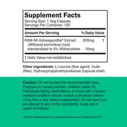 Vitamin360 - KSM-66 Ashwagandha - 120 Vcaps