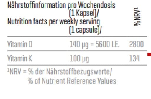 Body Attack - Vitamin D3 och K2 - 120 kapslar