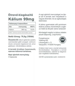 Vitaking - Organic Potassium - 100 Caps