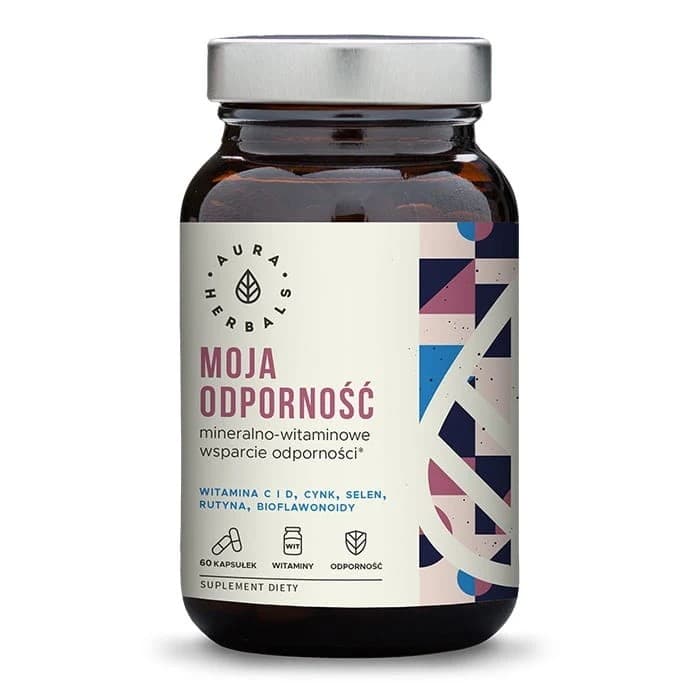 Aura Herbals - Organic Zinc - 60 Capsules – Aura Herbals förpackning